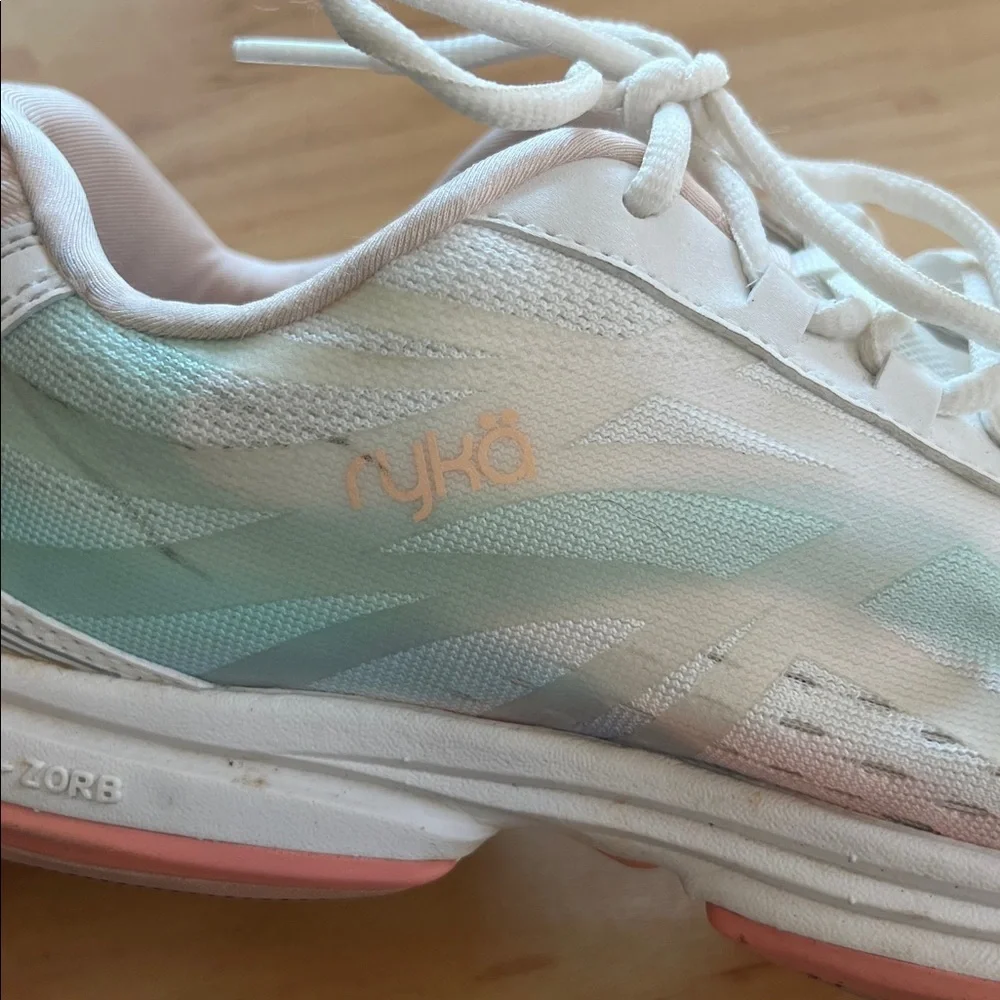 Ryka Women's White and Pastel Sneakers - Picture 2 of 6